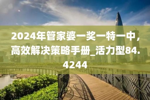 2024年管家婆一獎一特一中，高效解決策略手冊_活力型84.4244