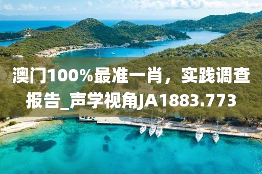 澳門100%最準(zhǔn)一肖，實(shí)踐調(diào)查報(bào)告_聲學(xué)視角JA1883.773