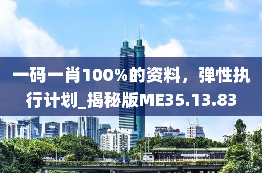 一碼一肖100%的資料，彈性執(zhí)行計劃_揭秘版ME35.13.83