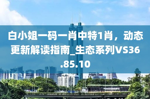 白小姐一碼一肖中特1肖，動態(tài)更新解讀指南_生態(tài)系列VS36.85.10