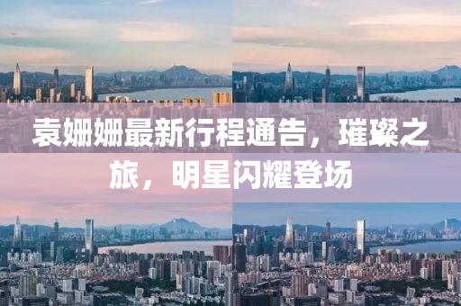 袁姍姍最新行程通告，璀璨之旅，明星閃耀登場(chǎng)