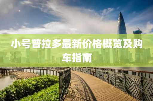小號普拉多最新價格概覽及購車指南