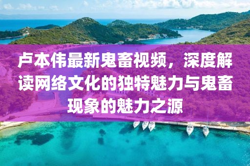 盧本偉最新鬼畜視頻，深度解讀網(wǎng)絡(luò)文化的獨(dú)特魅力與鬼畜現(xiàn)象的魅力之源