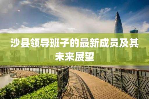 沙縣領(lǐng)導(dǎo)班子的最新成員及其未來展望