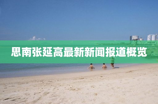 思南張延高最新新聞報(bào)道概覽