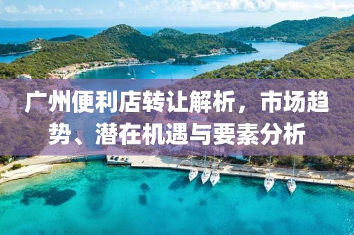 廣州便利店轉(zhuǎn)讓解析，市場趨勢、潛在機(jī)遇與要素分析