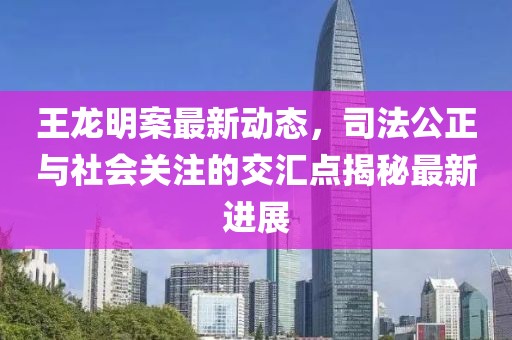 王龍明案最新動態(tài)，司法公正與社會關(guān)注的交匯點揭秘最新進展