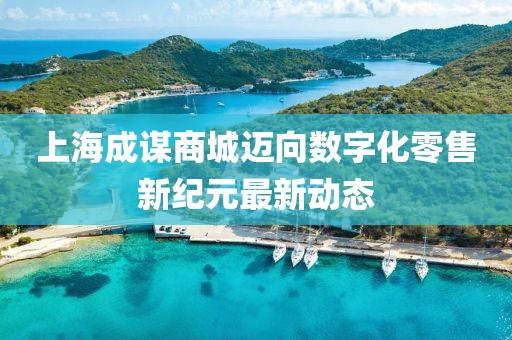 上海成謀商城邁向數(shù)字化零售新紀元最新動態(tài)