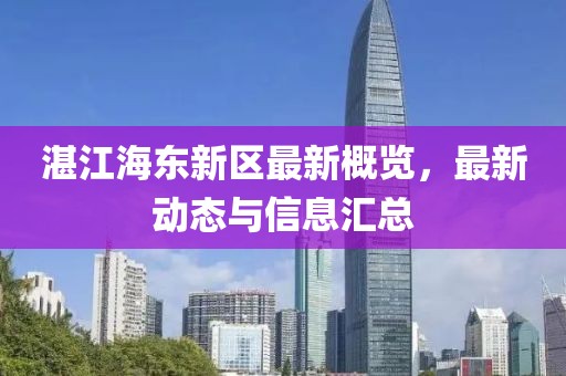 湛江海東新區(qū)最新概覽，最新動態(tài)與信息匯總