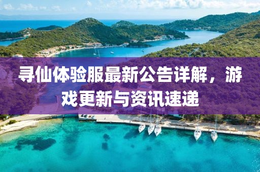 尋仙體驗(yàn)服最新公告詳解，游戲更新與資訊速遞