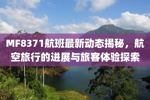 MF8371航班最新動態(tài)揭秘，航空旅行的進(jìn)展與旅客體驗(yàn)探索