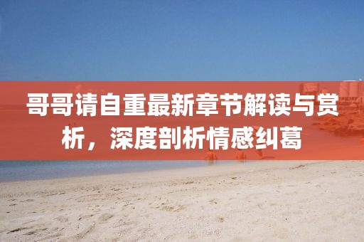 哥哥請自重最新章節(jié)解讀與賞析，深度剖析情感糾葛