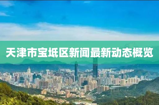 天津市寶坻區(qū)新聞最新動(dòng)態(tài)概覽
