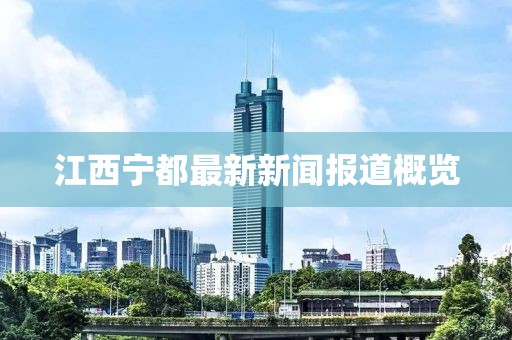 江西寧都最新新聞報(bào)道概覽