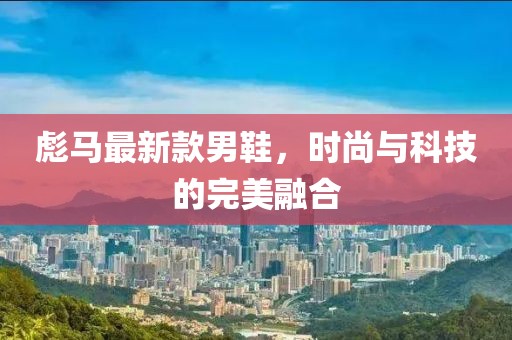 彪馬最新款男鞋，時尚與科技的完美融合