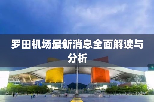 羅田機(jī)場(chǎng)最新消息全面解讀與分析