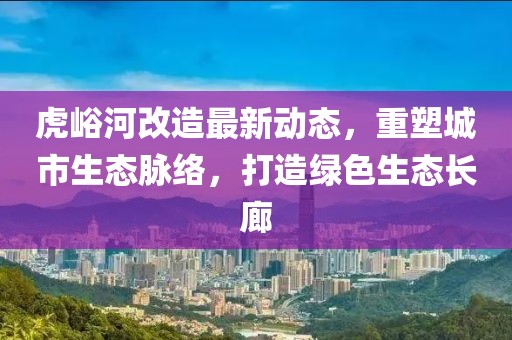 虎峪河改造最新動態(tài)，重塑城市生態(tài)脈絡(luò)，打造綠色生態(tài)長廊