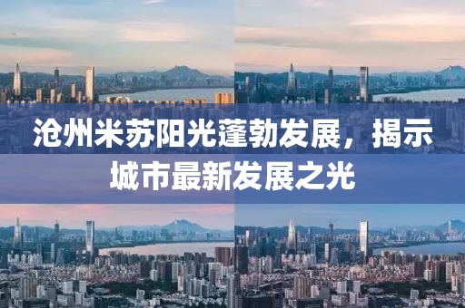 滄州米蘇陽光蓬勃發(fā)展，揭示城市最新發(fā)展之光