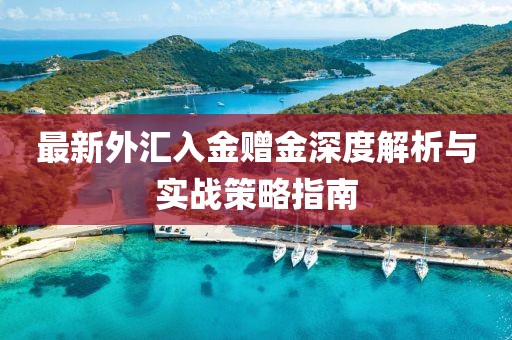 最新外匯入金贈(zèng)金深度解析與實(shí)戰(zhàn)策略指南