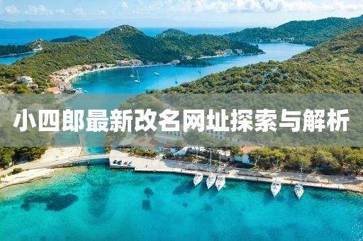 小四郎最新改名網(wǎng)址探索與解析