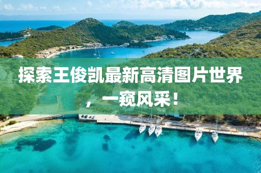 探索王俊凱最新高清圖片世界，一窺風采！