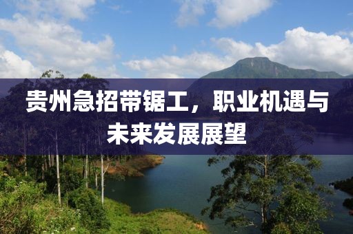 貴州急招帶鋸工，職業(yè)機(jī)遇與未來發(fā)展展望