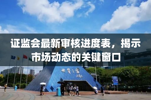 證監(jiān)會(huì)最新審核進(jìn)度表，揭示市場(chǎng)動(dòng)態(tài)的關(guān)鍵窗口