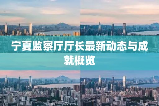 寧夏監(jiān)察廳廳長(zhǎng)最新動(dòng)態(tài)與成就概覽
