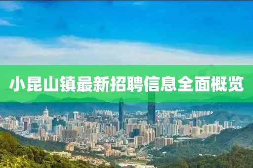 小昆山鎮(zhèn)最新招聘信息全面概覽