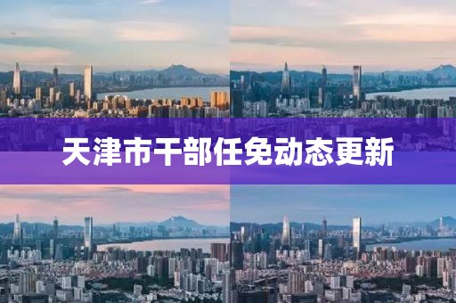 天津市干部任免動態(tài)更新