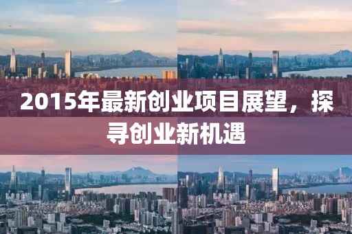 2015年最新創(chuàng)業(yè)項(xiàng)目展望，探尋創(chuàng)業(yè)新機(jī)遇