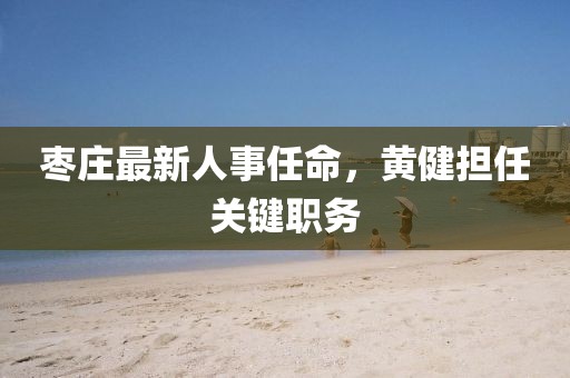 棗莊最新人事任命，黃健擔任關鍵職務