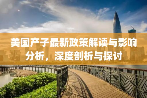 美國產(chǎn)子最新政策解讀與影響分析，深度剖析與探討