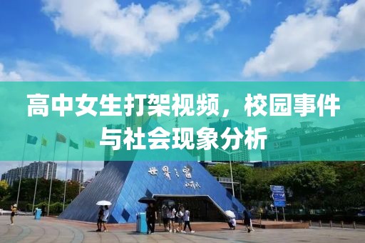 高中女生打架視頻，校園事件與社會現(xiàn)象分析