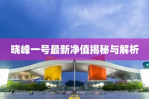 曉峰一號最新凈值揭秘與解析