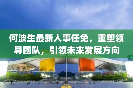 何波生最新人事任免，重塑領(lǐng)導(dǎo)團(tuán)隊(duì)，引領(lǐng)未來(lái)發(fā)展方向