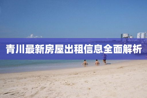 青川最新房屋出租信息全面解析