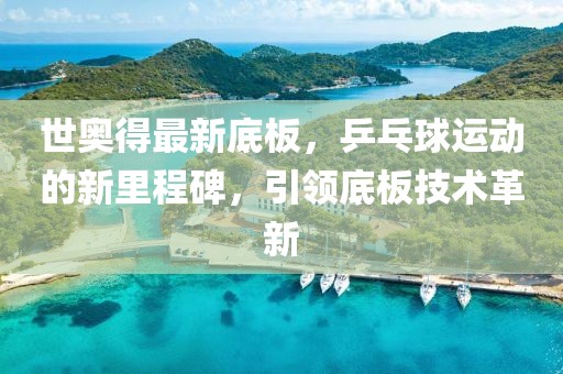 世奧得最新底板，乒乓球運動的新里程碑，引領(lǐng)底板技術(shù)革新