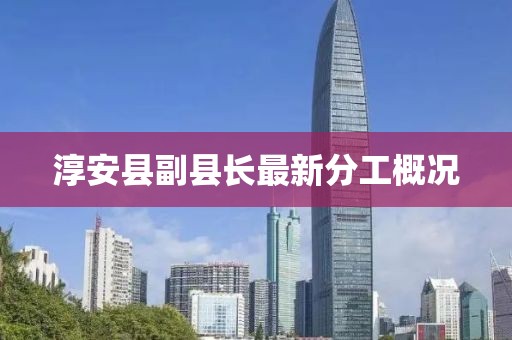 淳安縣副縣長(zhǎng)最新分工概況