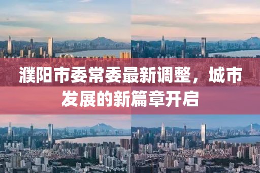 濮陽(yáng)市委常委最新調(diào)整，城市發(fā)展的新篇章開(kāi)啟