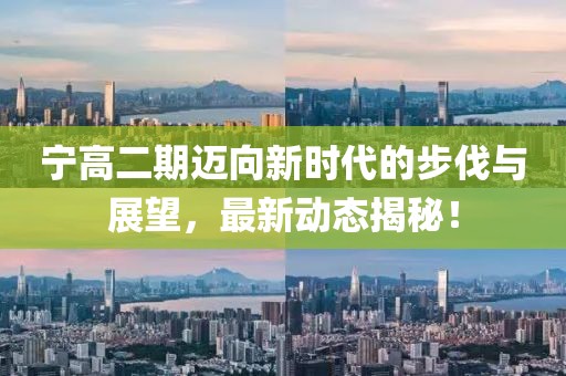 寧高二期邁向新時(shí)代的步伐與展望，最新動(dòng)態(tài)揭秘！
