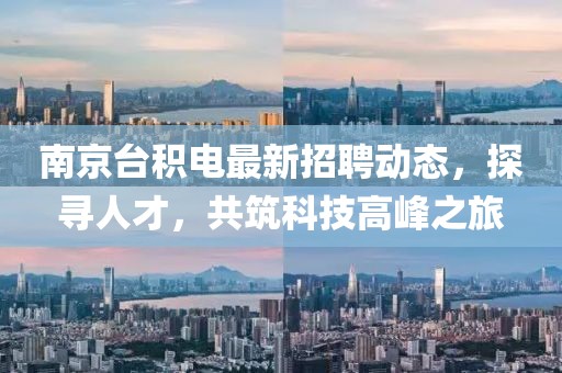 南京臺積電最新招聘動態(tài)，探尋人才，共筑科技高峰之旅