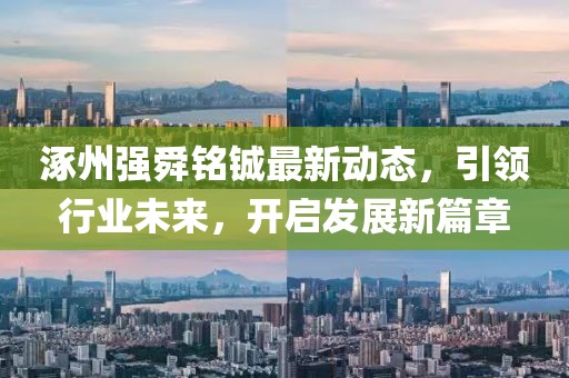 涿州強(qiáng)舜銘鋮最新動(dòng)態(tài)，引領(lǐng)行業(yè)未來，開啟發(fā)展新篇章