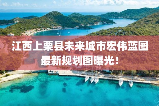 江西上栗縣未來城市宏偉藍圖最新規(guī)劃圖曝光！