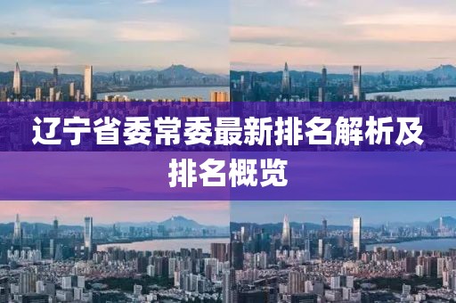 遼寧省委常委最新排名解析及排名概覽