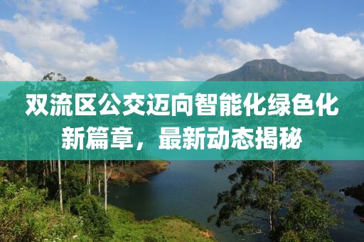 雙流區(qū)公交邁向智能化綠色化新篇章，最新動(dòng)態(tài)揭秘