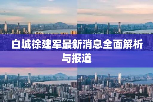 白城徐建軍最新消息全面解析與報道
