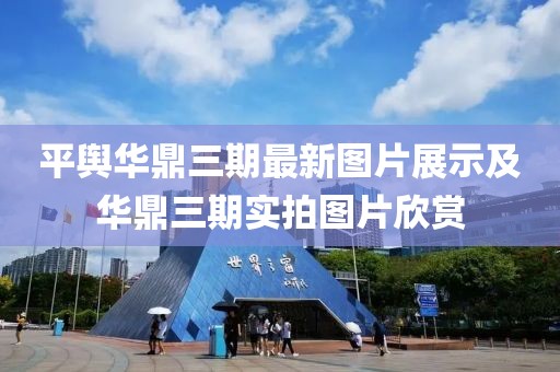平輿華鼎三期最新圖片展示及華鼎三期實(shí)拍圖片欣賞