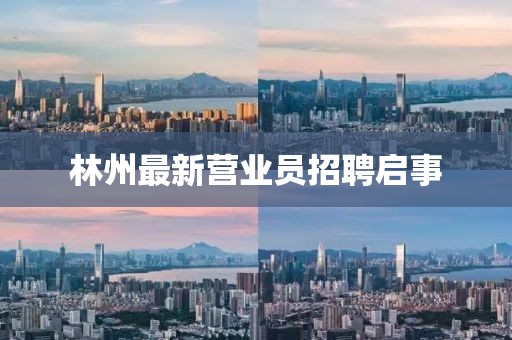 林州最新營業(yè)員招聘啟事