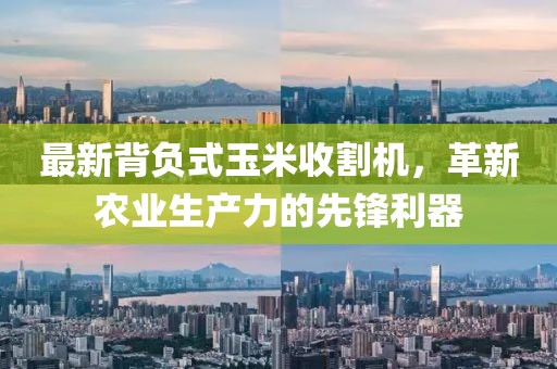 最新背負式玉米收割機，革新農(nóng)業(yè)生產(chǎn)力的先鋒利器